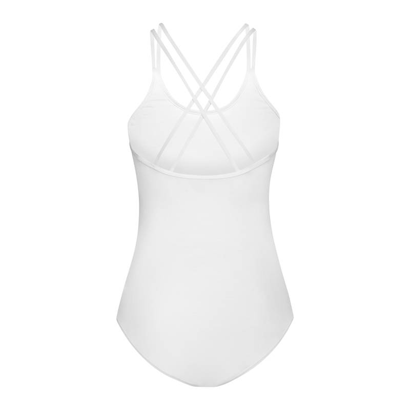 Hvit kryss camisole bomull, Rumpf