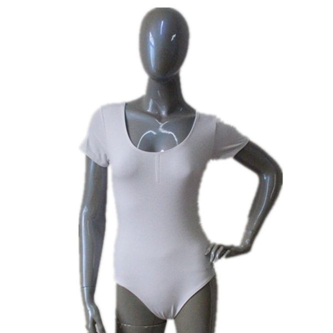 Hovedbilde Hvit Kortermet Leotard Bomull