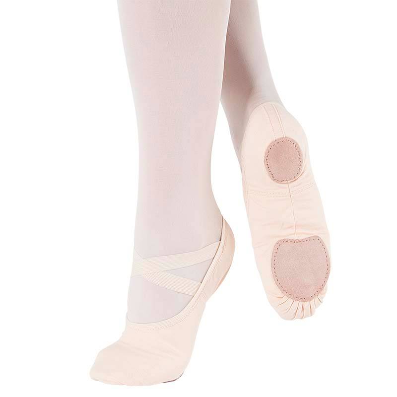 Rosa ballettsko stretch canvas